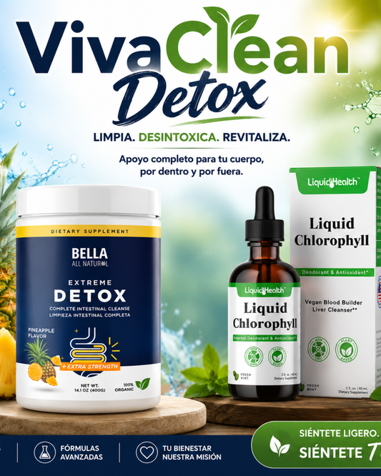 VivaClean Detox Natural para Limpieza y Bienestar Diario