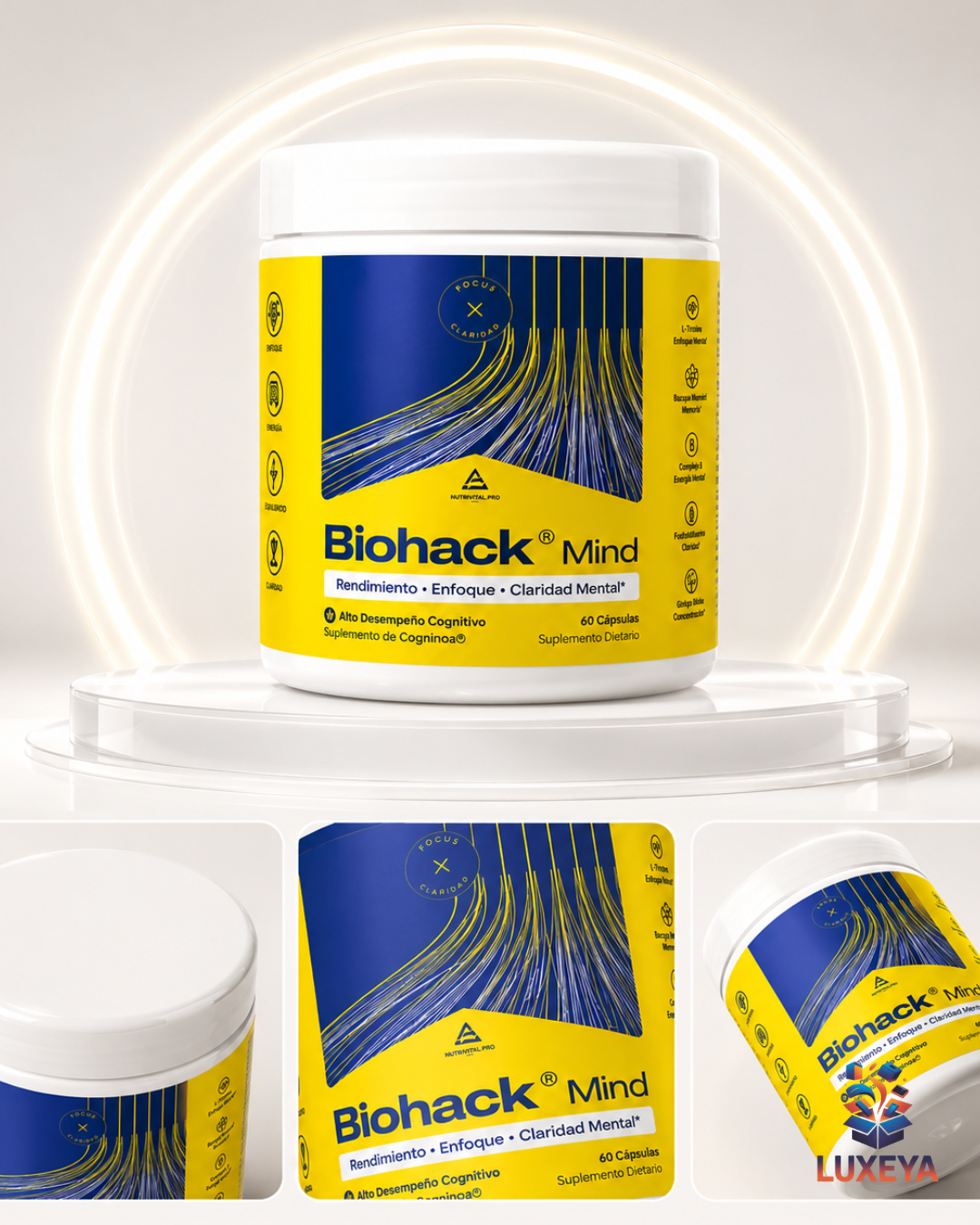 BIOHACK MIND™ La ayuda que necesitas para potenciar tu enfoque, memoria y rendimiento mental cada día